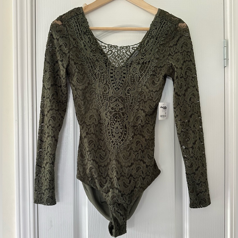 Charlotte Russe Lace Bodysuit